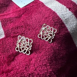Inspire Silver Filigree Scroll Stud Earrings